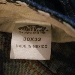Van's skinny jeans 30x32